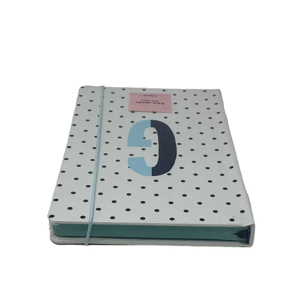 Kate Spade Sparks of Joy Letter G Polka‎ Dot Notebook Stationery
